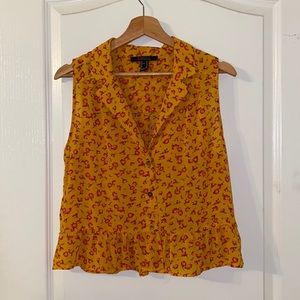Mustard Yellow Spring Blouse